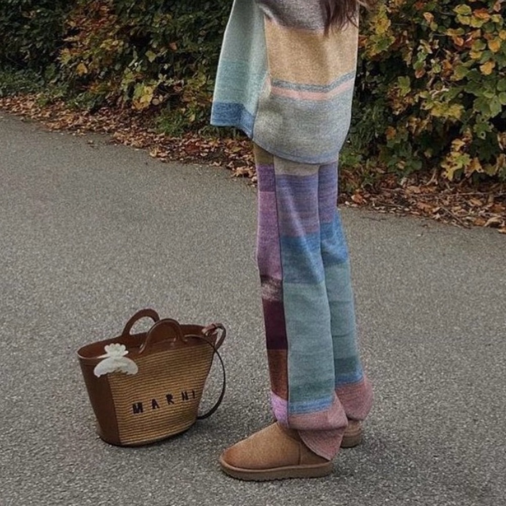 PETROLEUM STUDIO Multicolor Cotton Pants